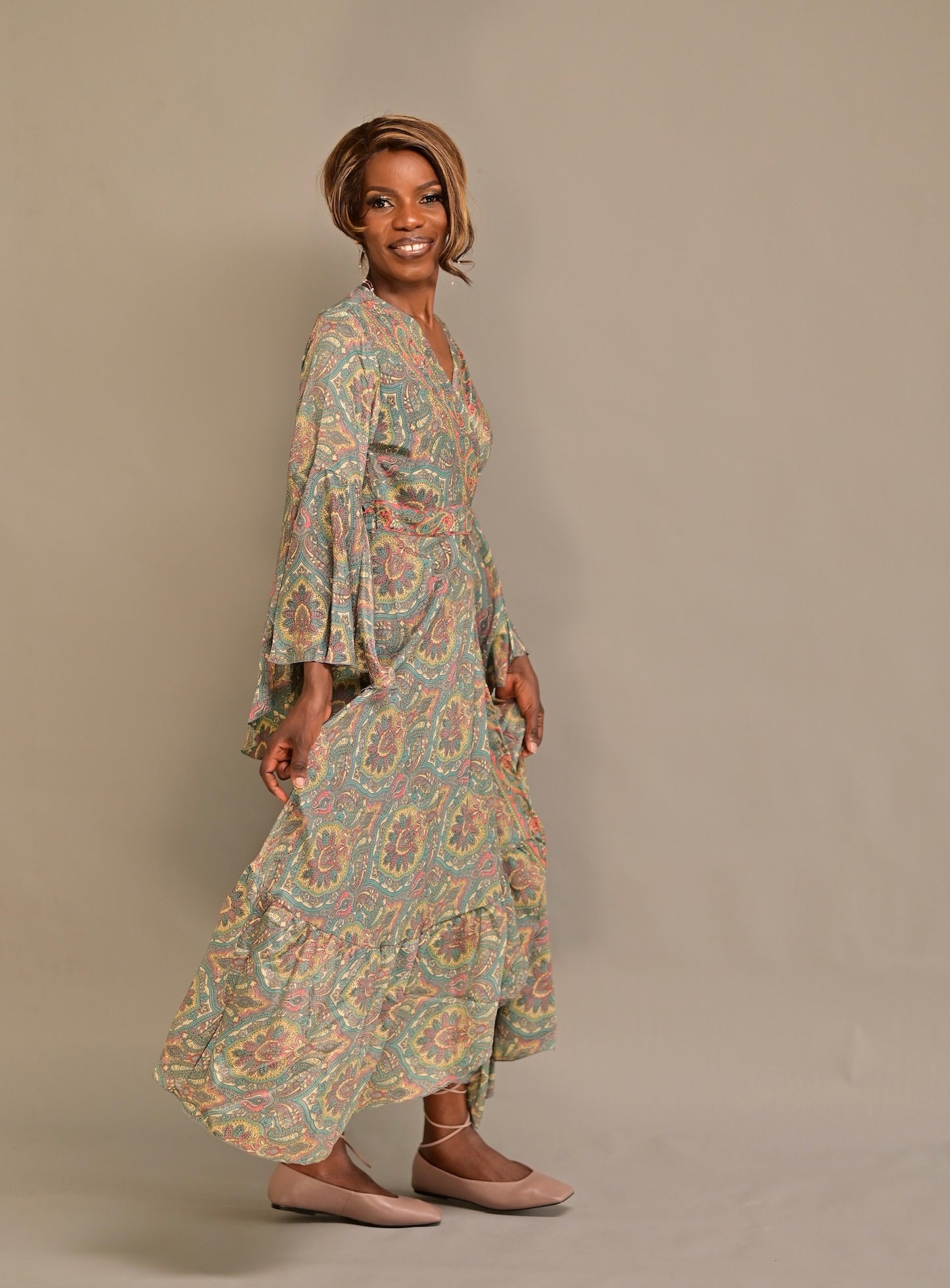langes Kleid