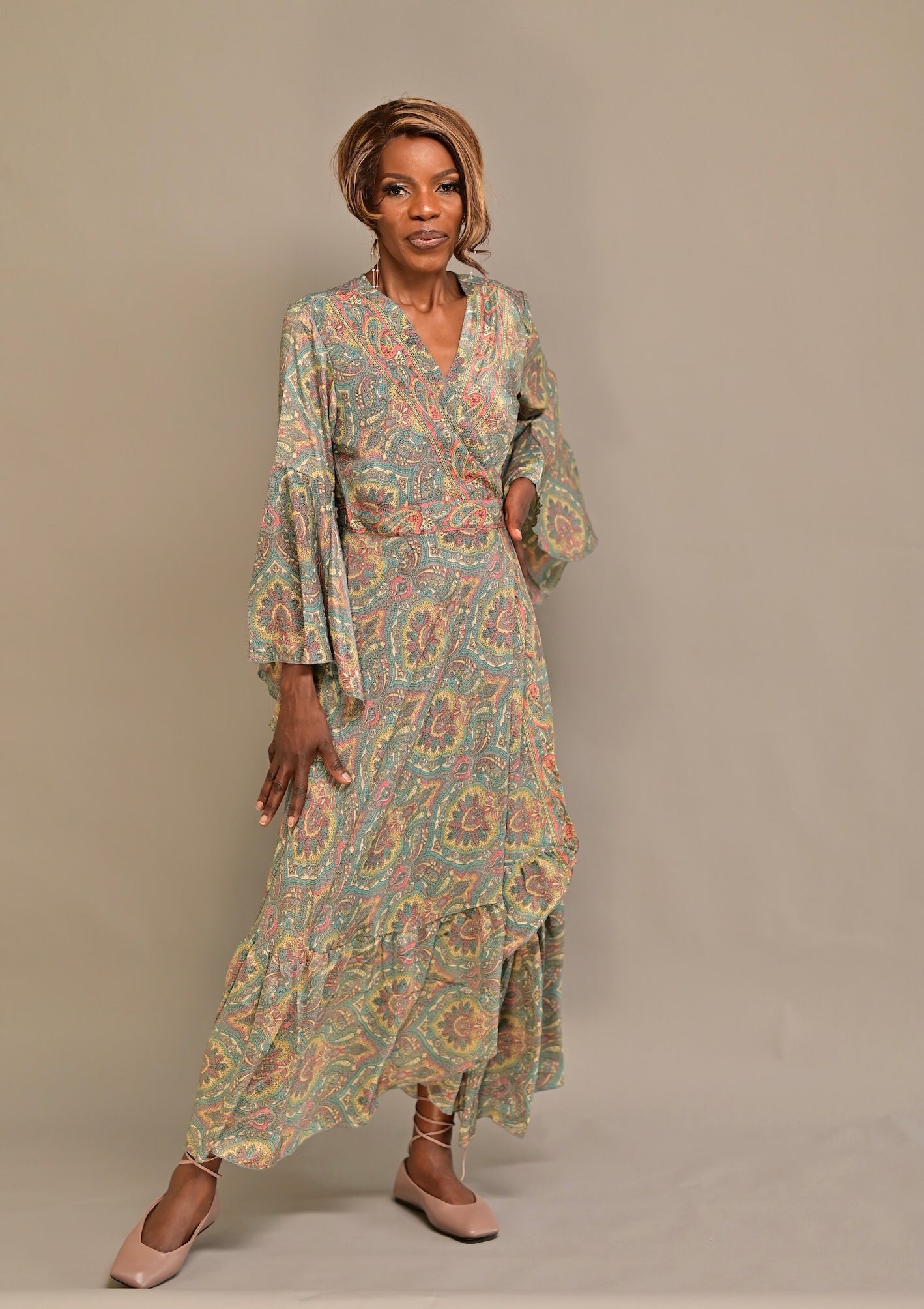 langes Kleid