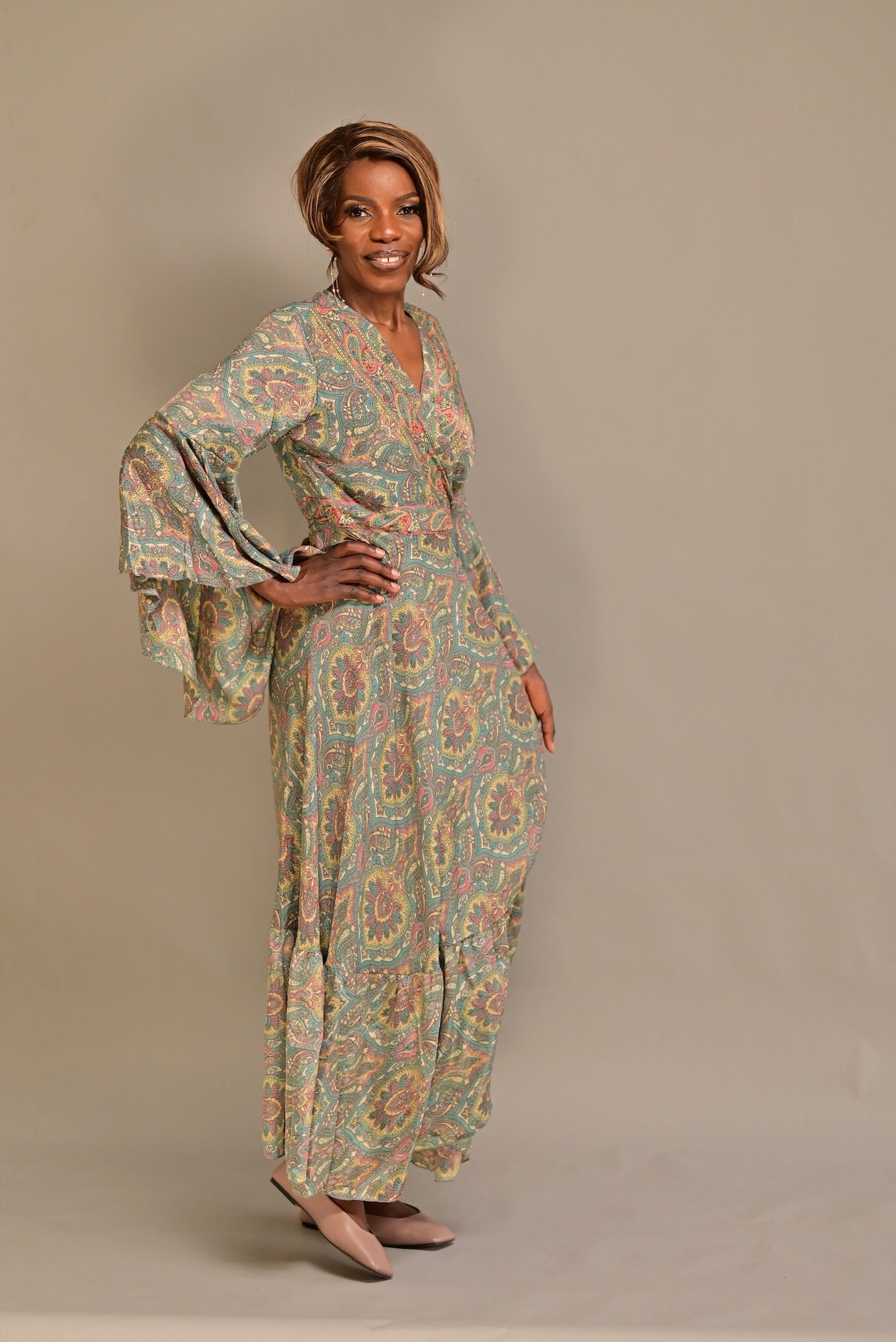 langes Kleid