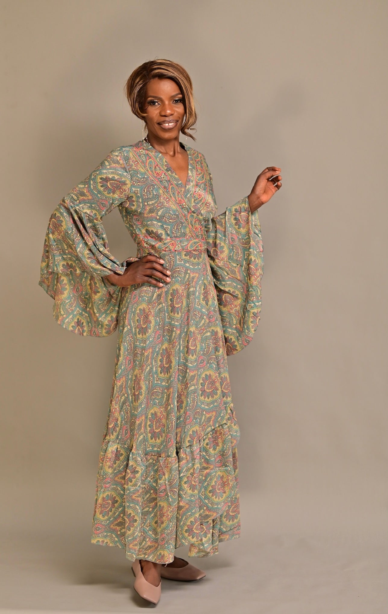 langes Kleid