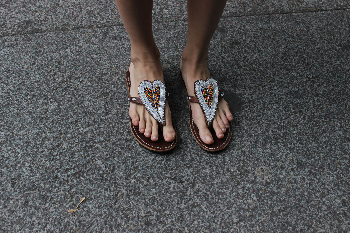 Ledersandalen