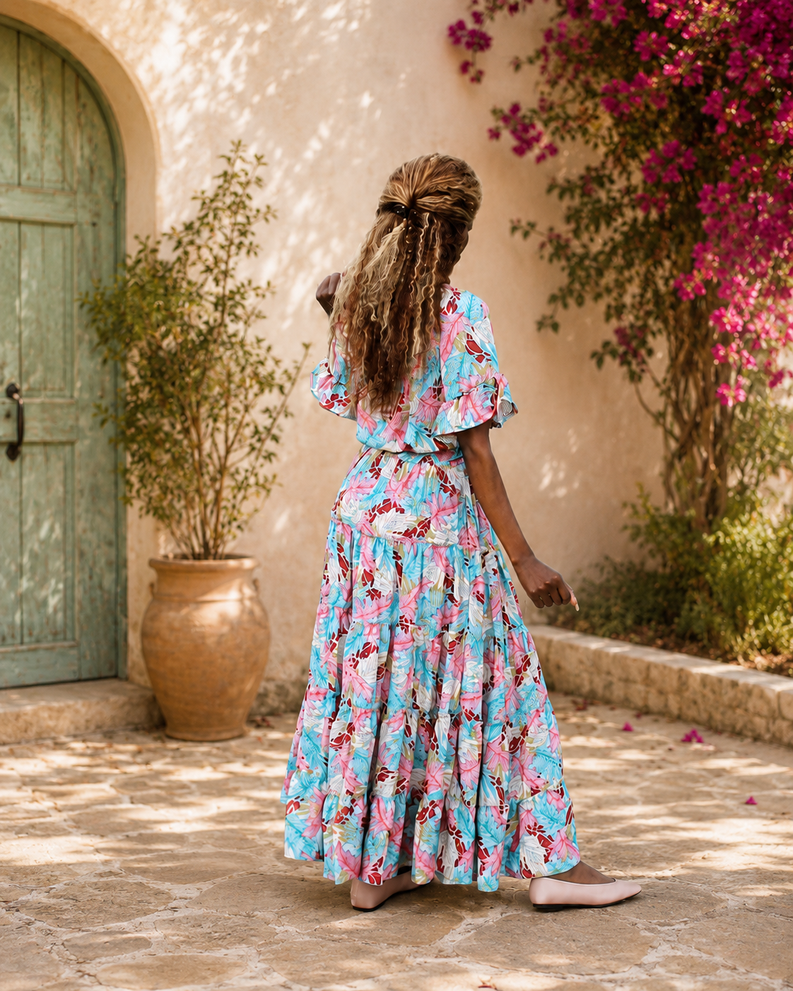 langes Kleid