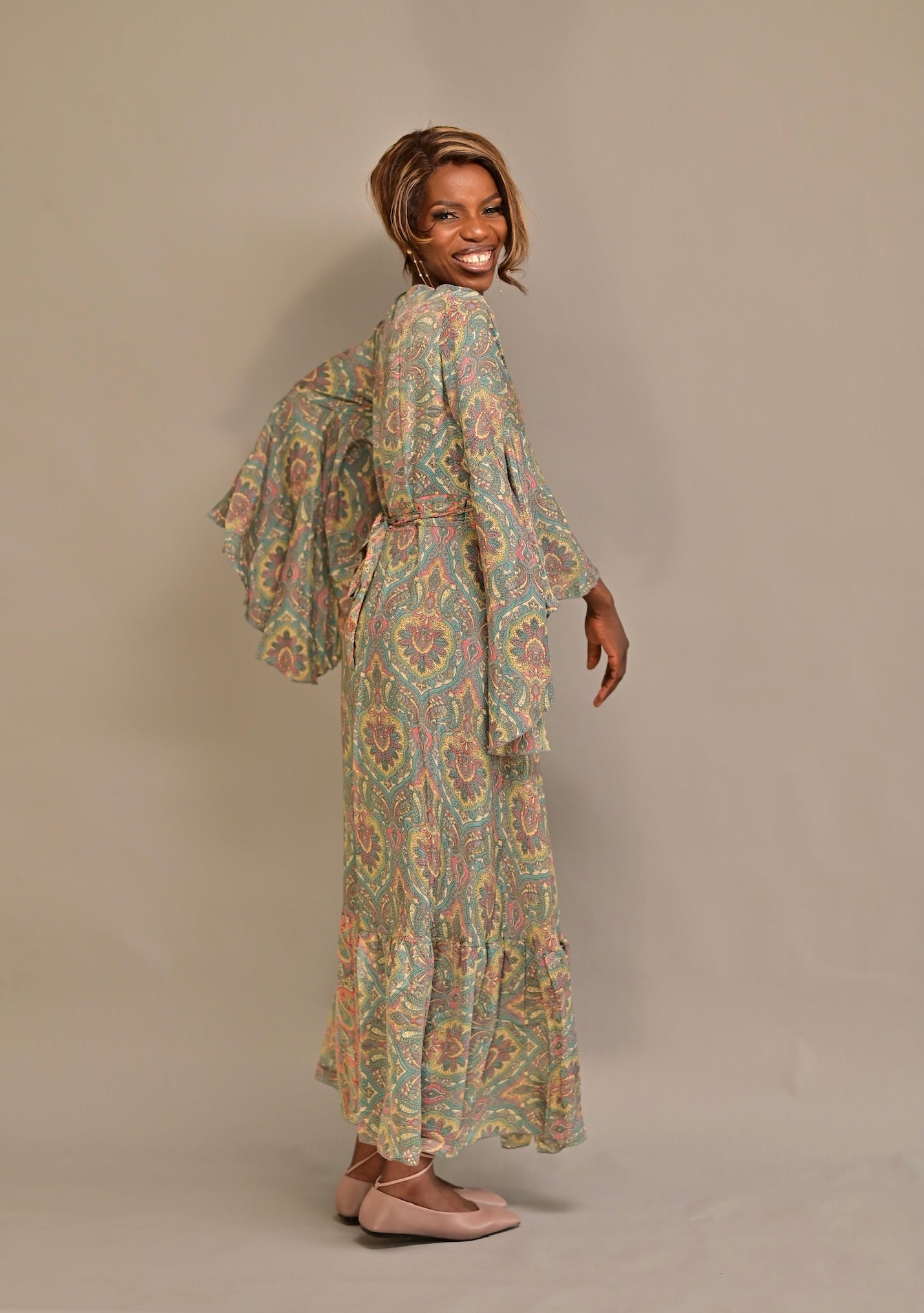 langes Kleid