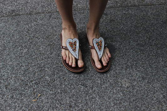 Ledersandalen